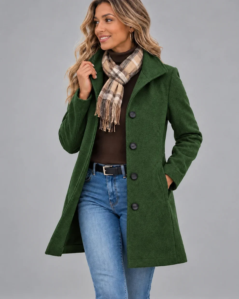 Lily™ | Elegant Classic Coat With Buttons
