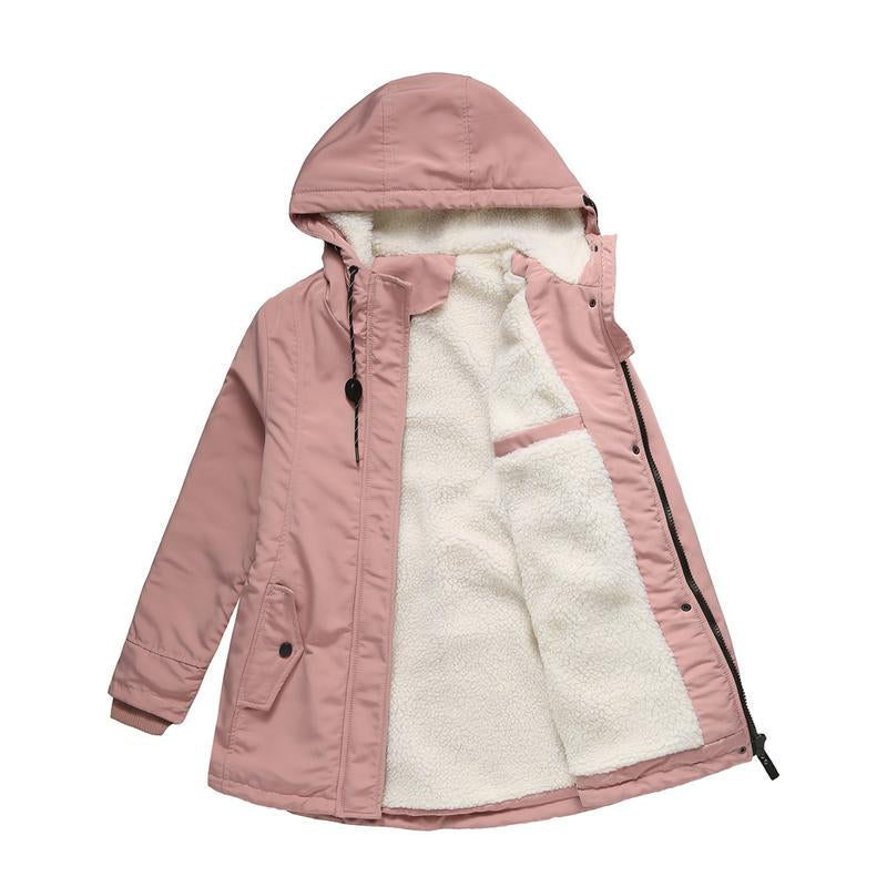 Hollis & June | Heide Quilted Hooded Winter Coat