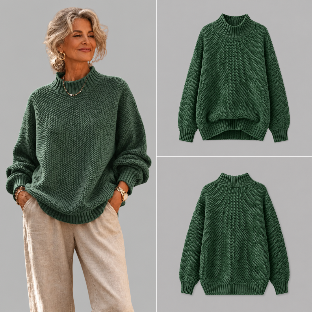 Barbara | Relaxed Textured Knit Sweater