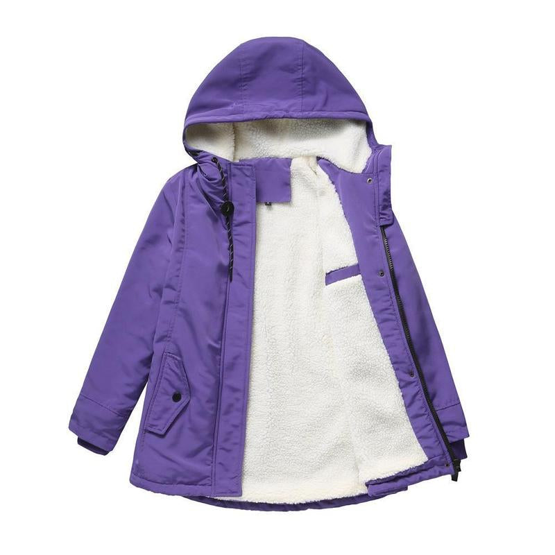 Hollis & June | Heide Quilted Hooded Winter Coat