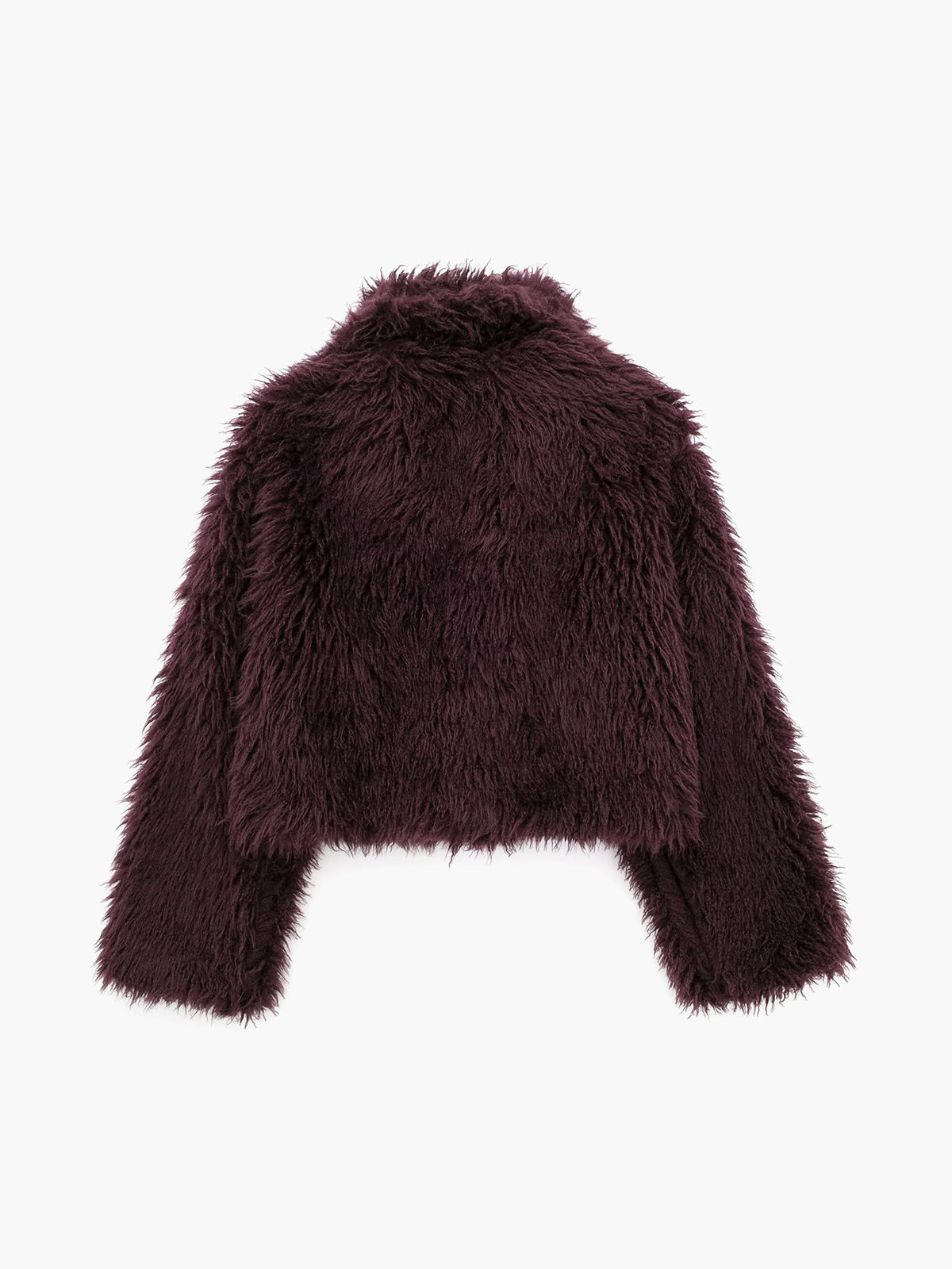 Women's Cropped Faux Fur Coat