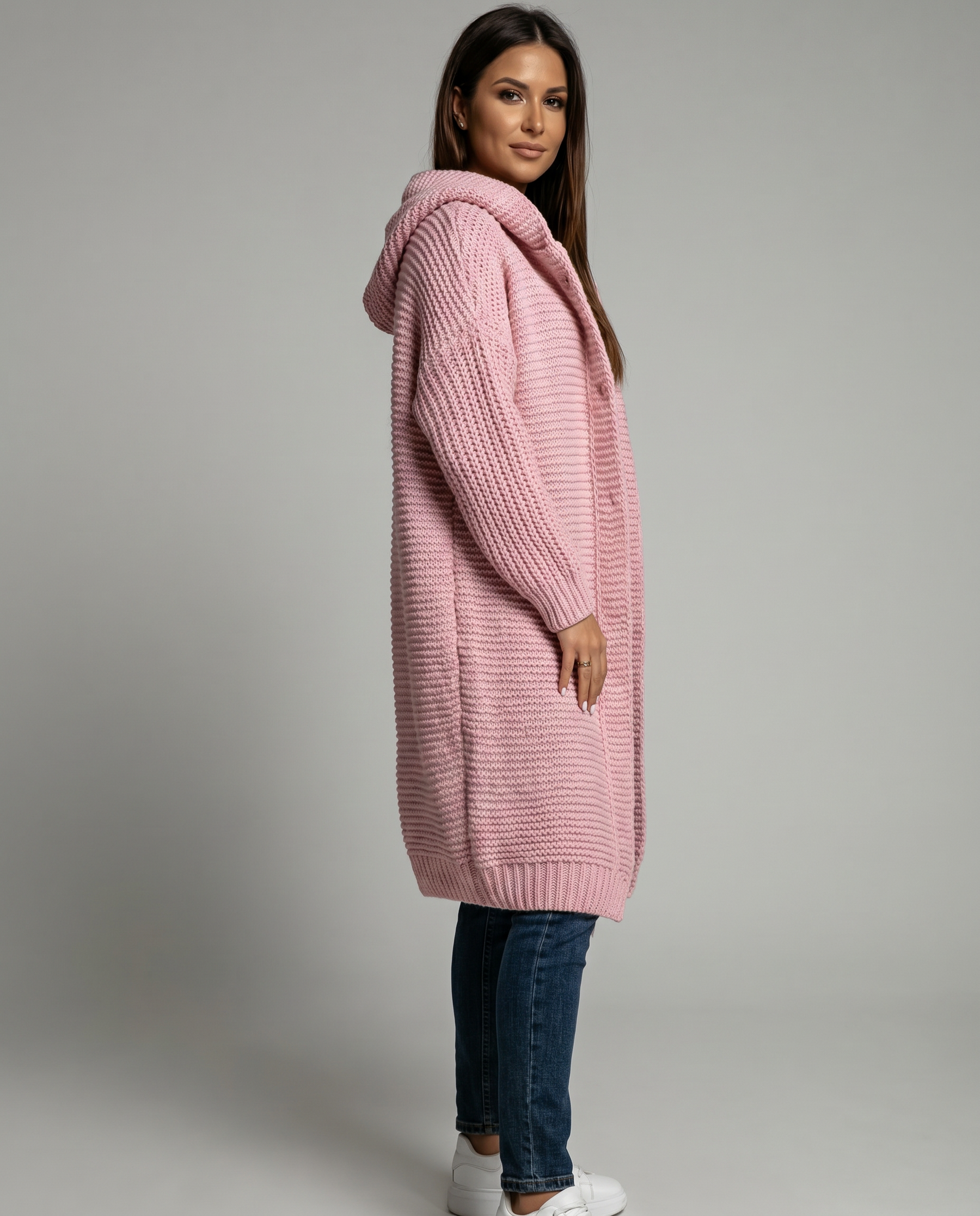 Women's Hooded Oversized Cardigan