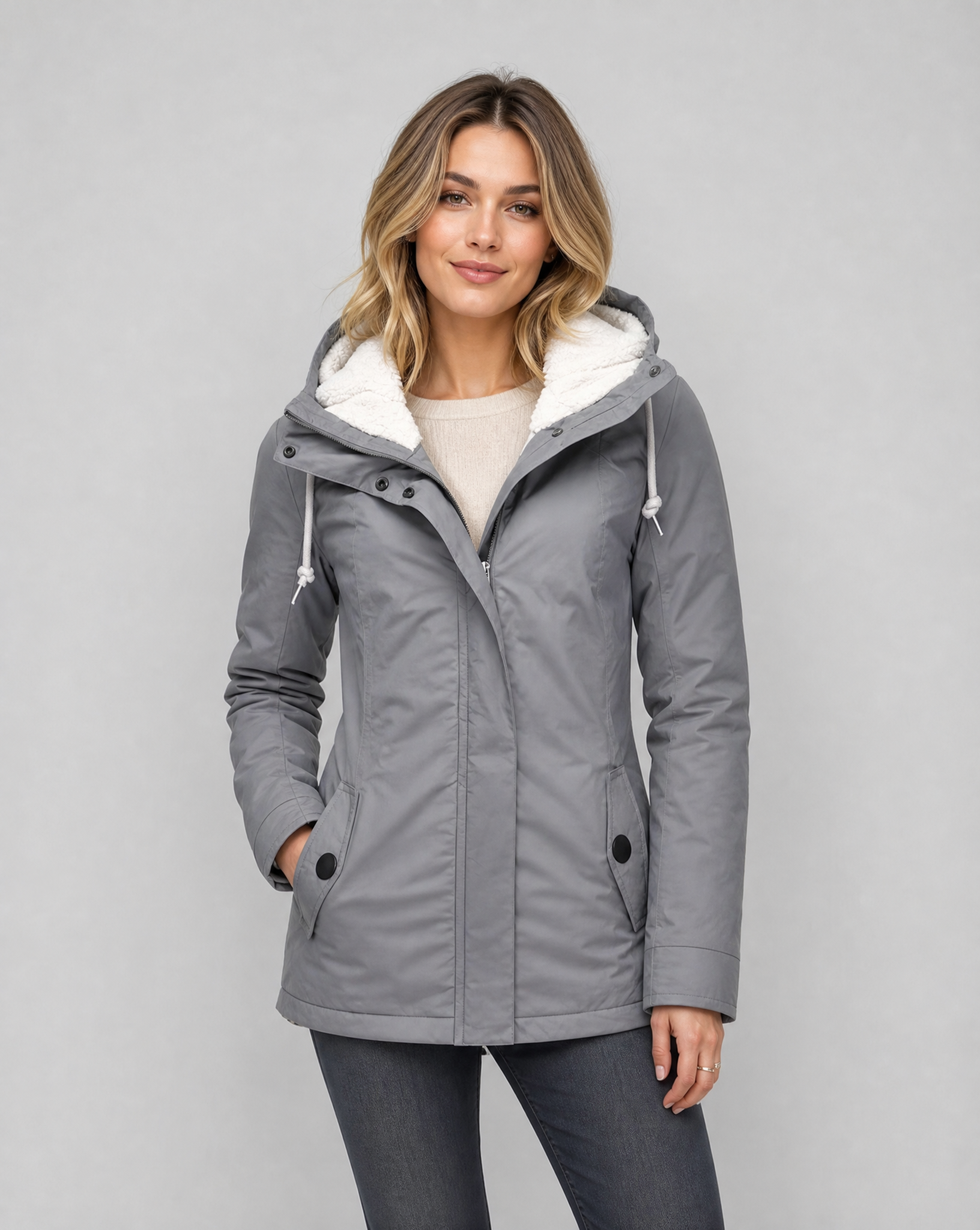 Waterproof Rain Jacket with Hood for Women