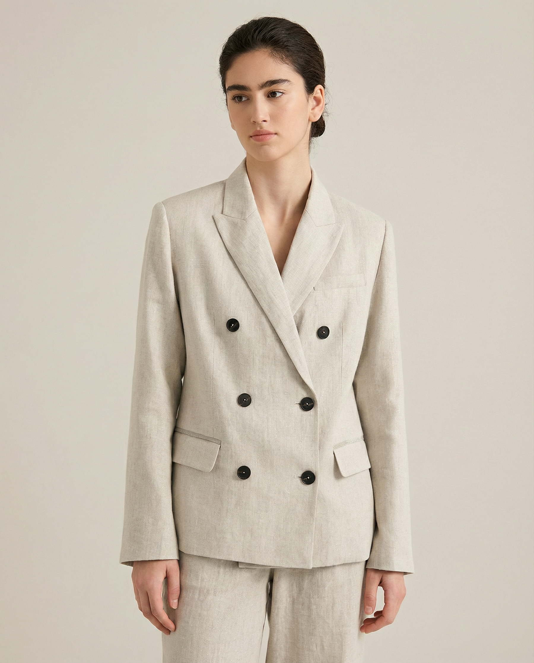 Linen Blazer Jacket – Chic Breathable Summer Outerwear