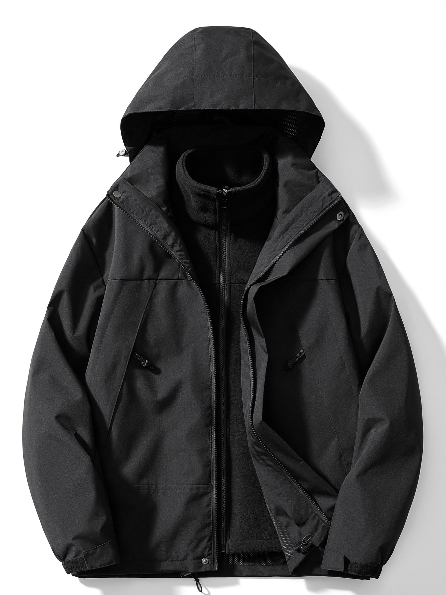 Women's 3-in-1 Fleece Winter Jacket with Hood