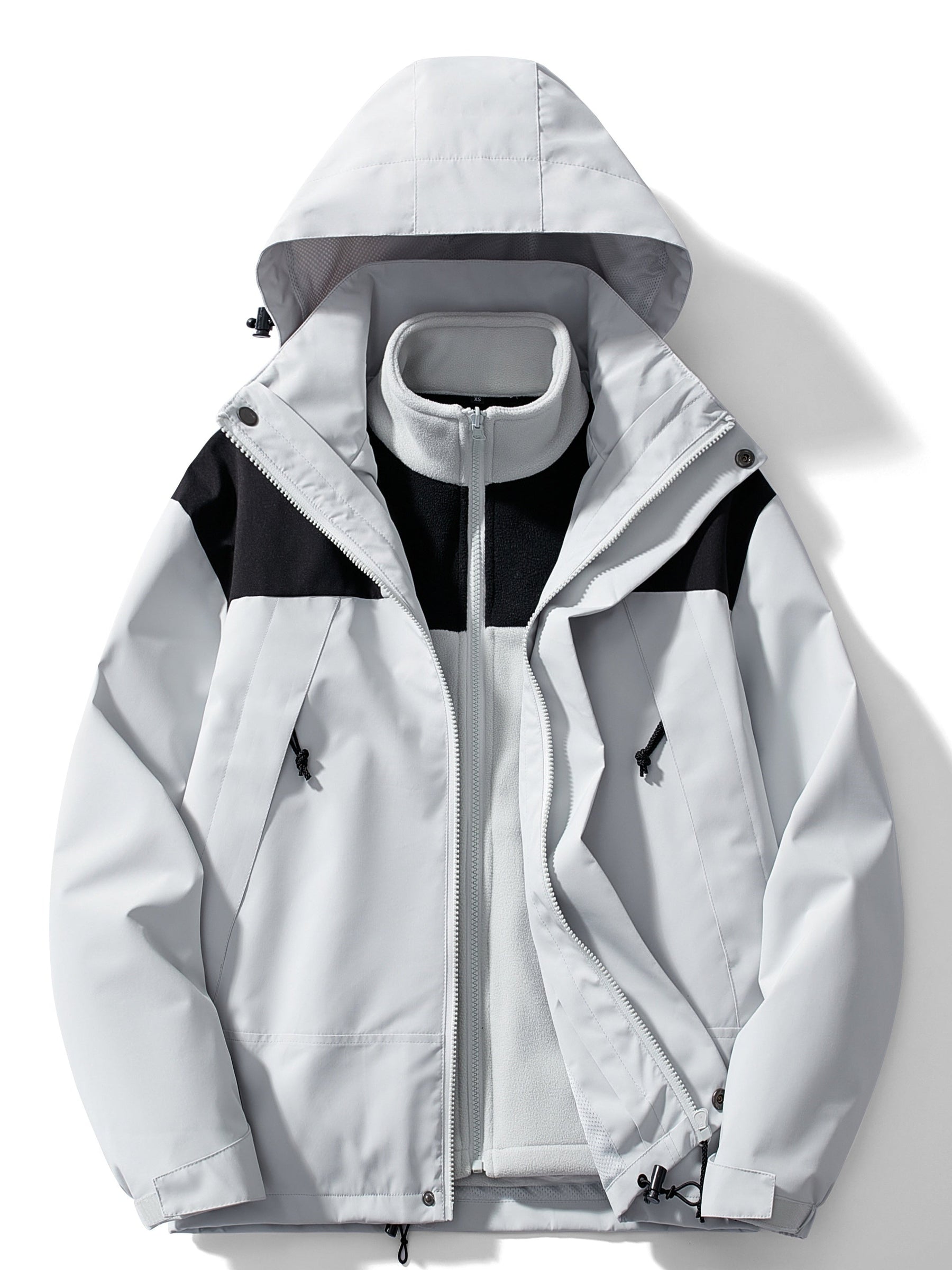 Women's 3-in-1 Fleece Winter Jacket with Hood