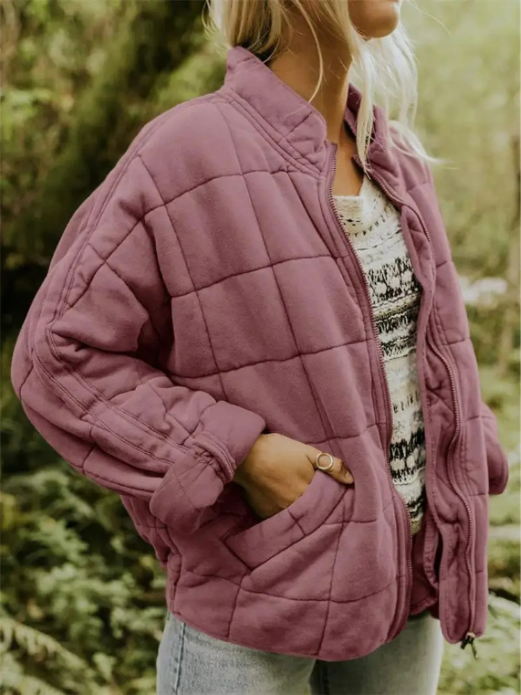 Oversized Transitional thickened women's jacket