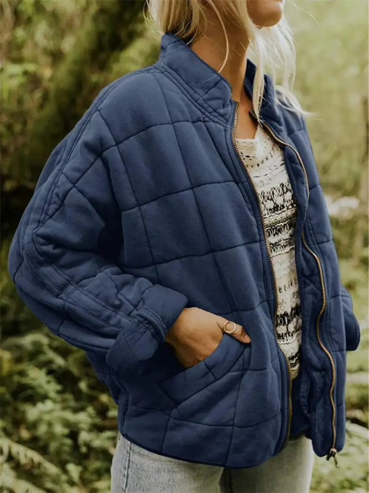 Oversized Transitional thickened women's jacket
