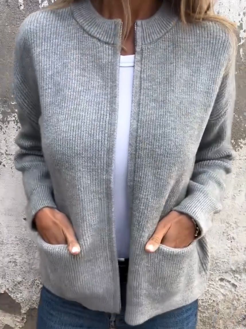 Women's minimal design Cardigan