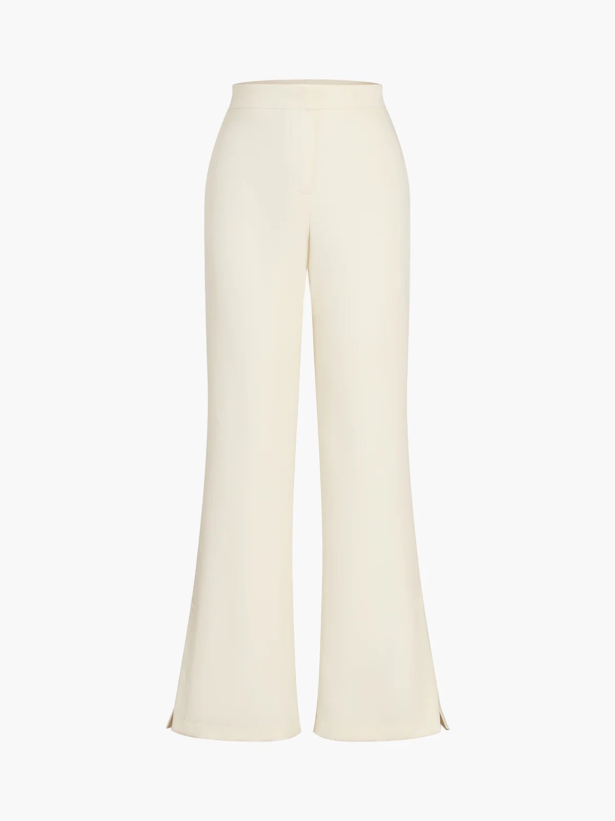Elegant Strapless Tube Top With Wide Pants Set
