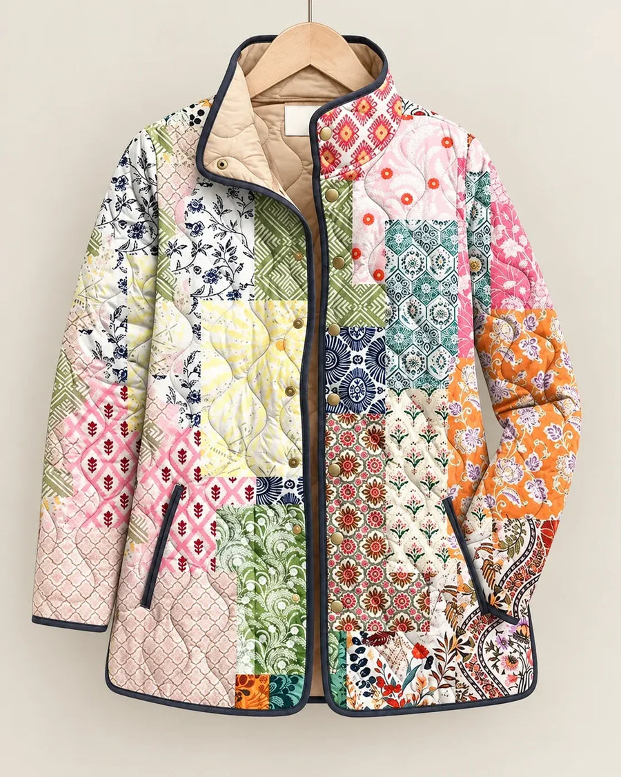 MORGANA | QUILTED HERITAGE PATCHWORK JACKET
