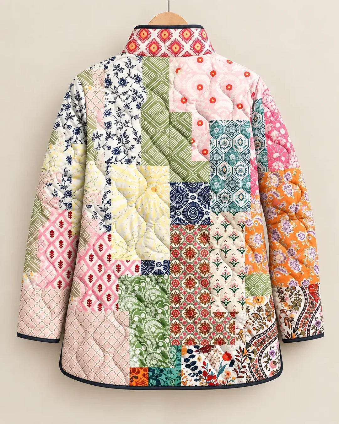 MORGANA | QUILTED HERITAGE PATCHWORK JACKET