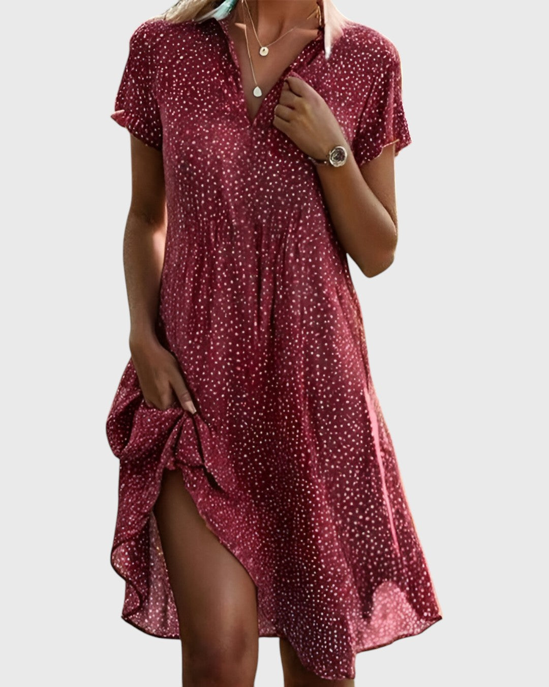 VITTORIA | Midi Dress Refined and Flowing for a Free and Confident Style