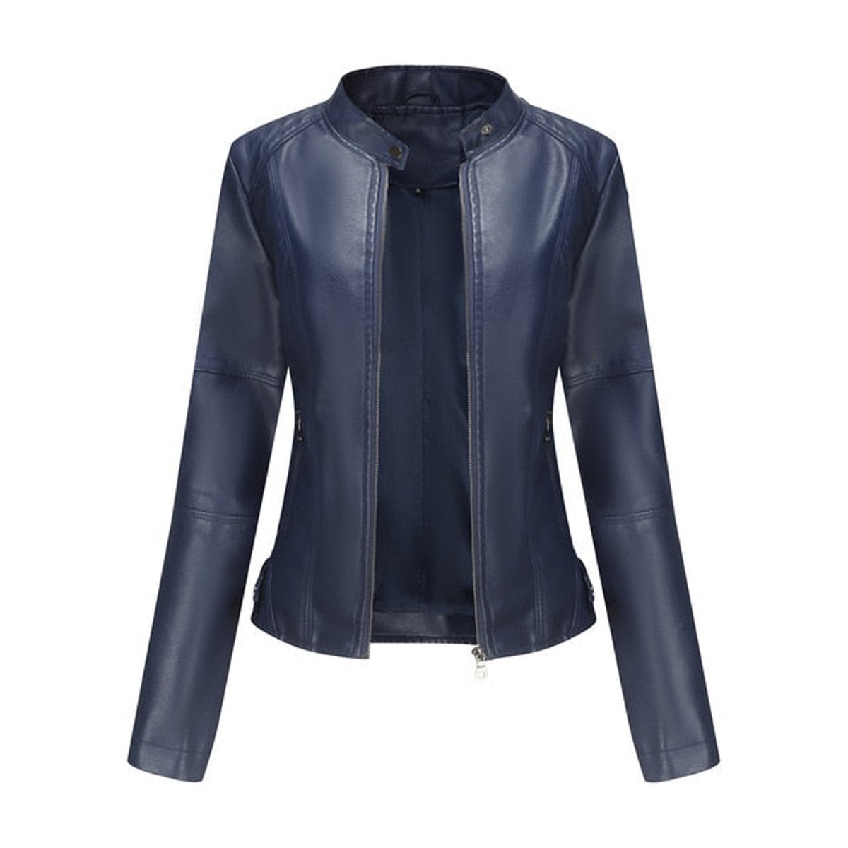 ROMINA | Stand-Collar Moto Jacket